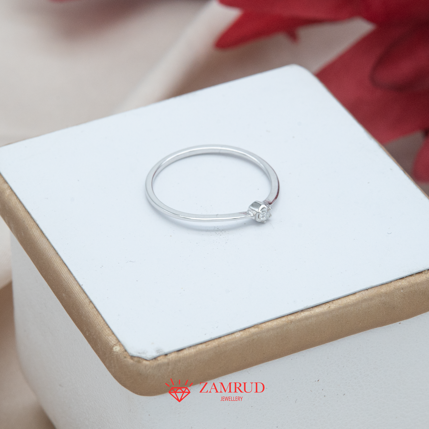 Cincin Berlian Solitaire 34630 LR Zamrud Jewellery
