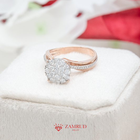 Cincin Berlian 12089 LR Zamrud Jewellery