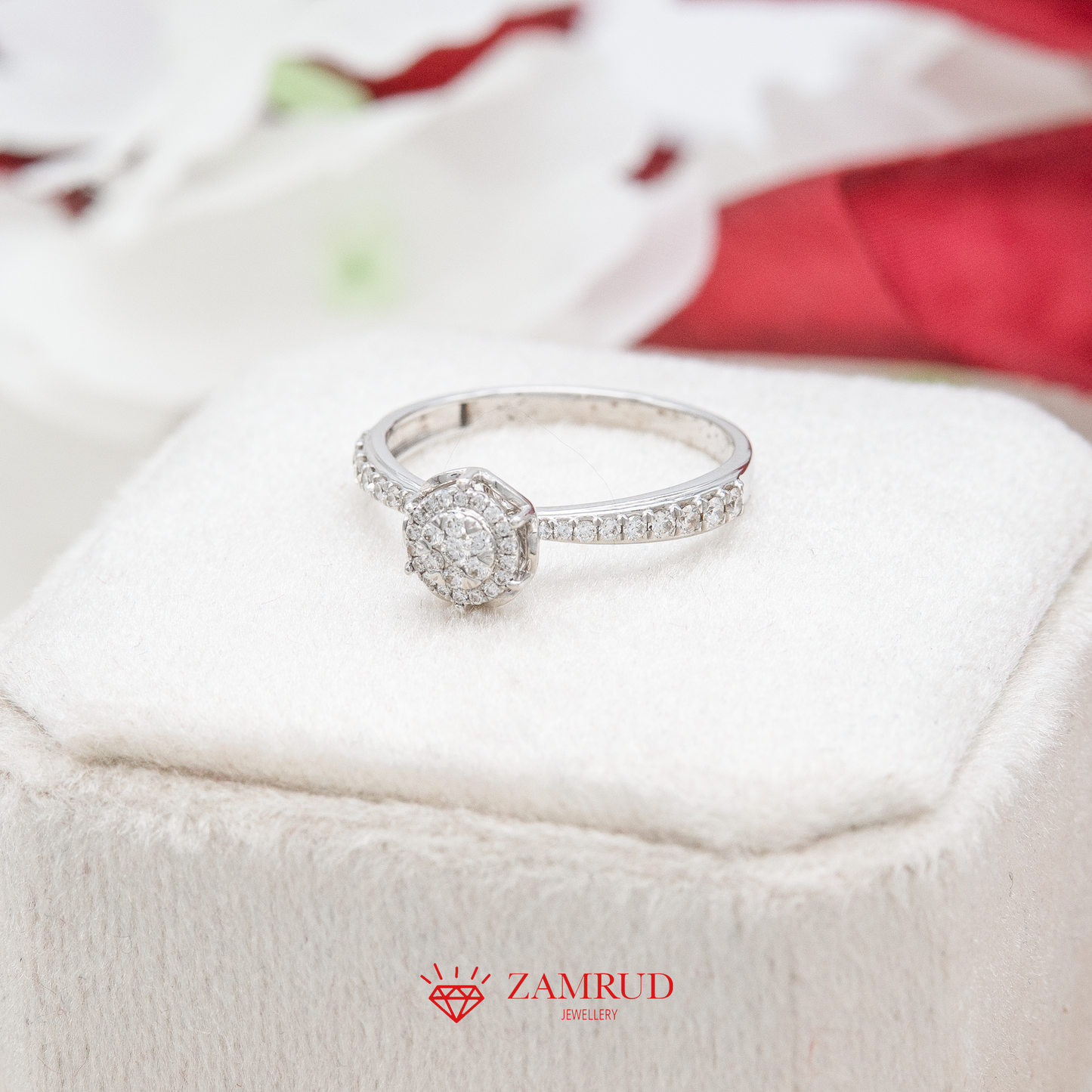 Cincin Berlian 8112 LR Zamrud Jewellery