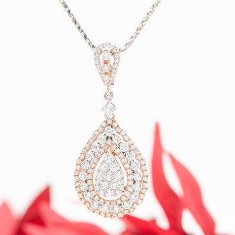 Liontin Berlian Pear 0604 PD Zamrud Jewellery