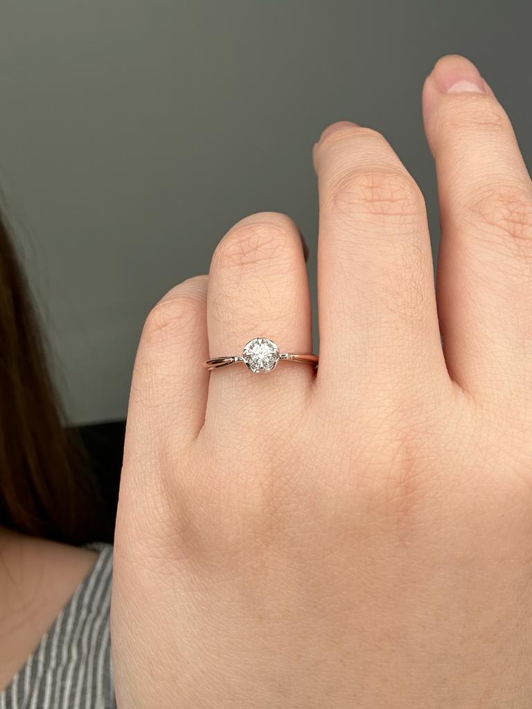Cincin Berlian Solitaire 35965 LR Zamrud Jewellery