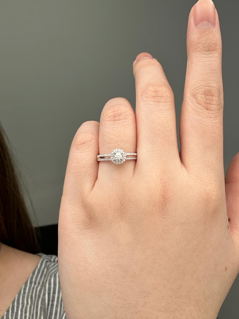Cincin Berlian Solitaire 35989 LR Zamrud Jewellery