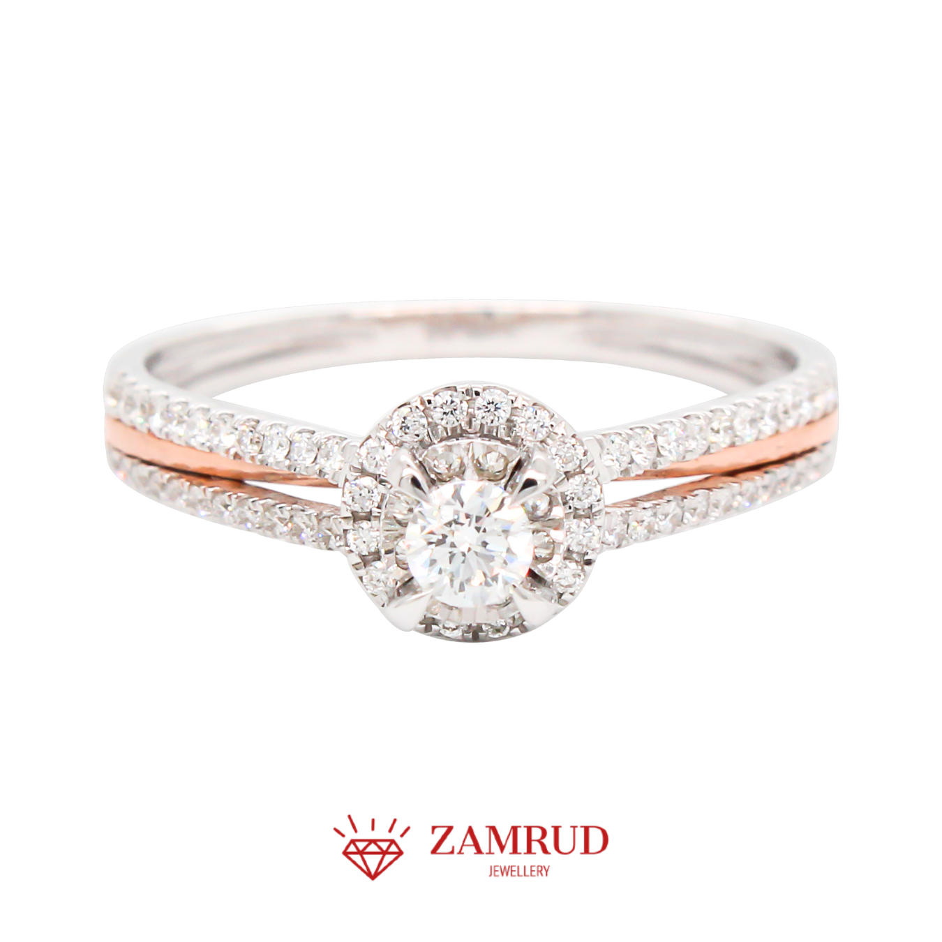 Cincin Berlian Solitaire 35989 LR Zamrud Jewellery