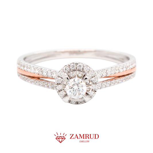 Cincin Berlian Solitaire 35989 LR Zamrud Jewellery