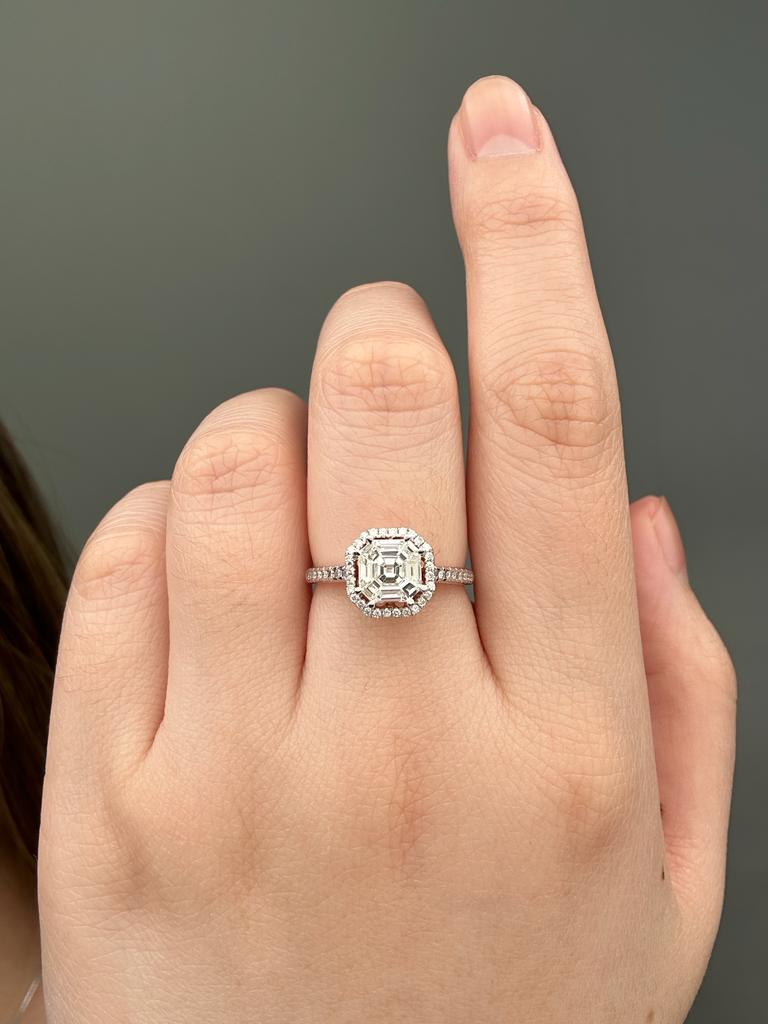 Cincin Berlian Pie Cut 36009 LR Zamrud Jewellery