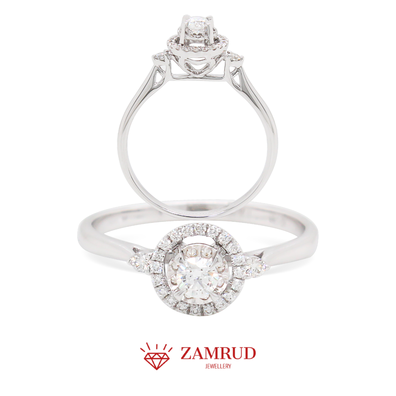 Cincin Berlian Solitaire 10600A LR Zamrud Jewellery
