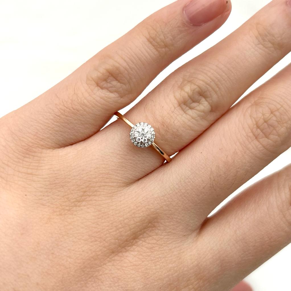 Cincin Berlian 20596 LR Zamrud Jewellery