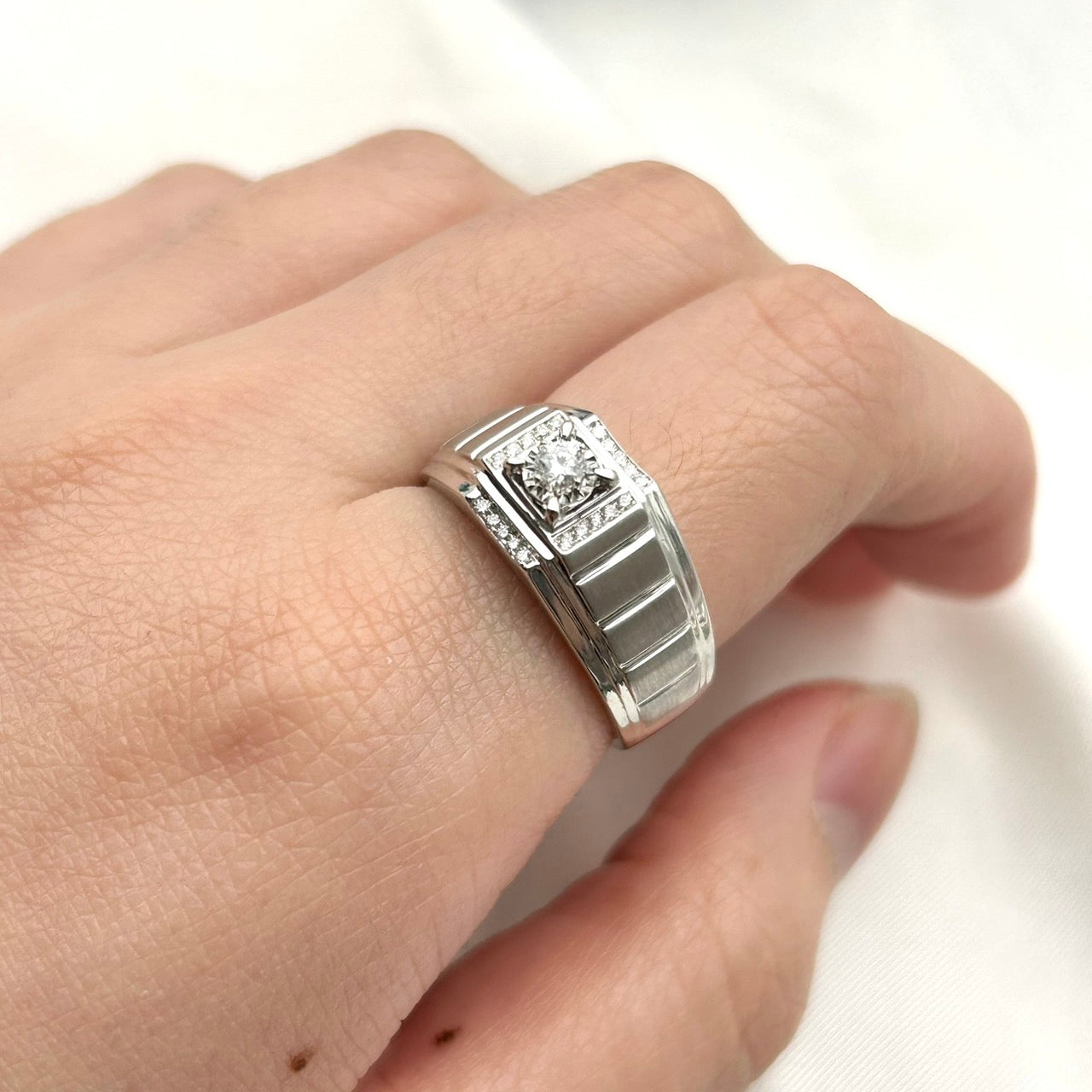 Cincin Berlian Pria 35873 MR Zamrud Jewellery