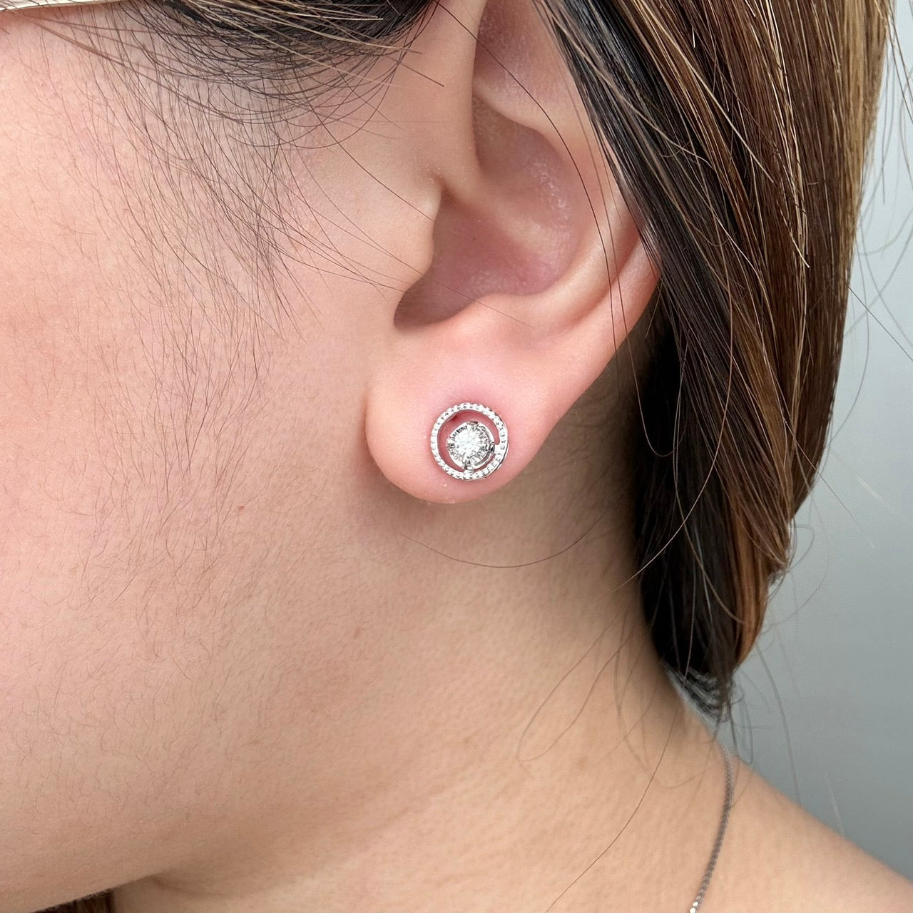 Anting Berlian Solitaire Giwang 36580 ER Zamrud Jewellery