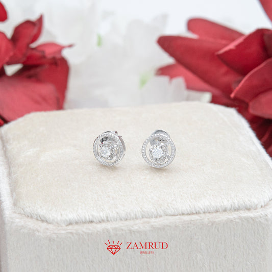 Anting Berlian Solitaire Giwang 36580 ER Zamrud Jewellery