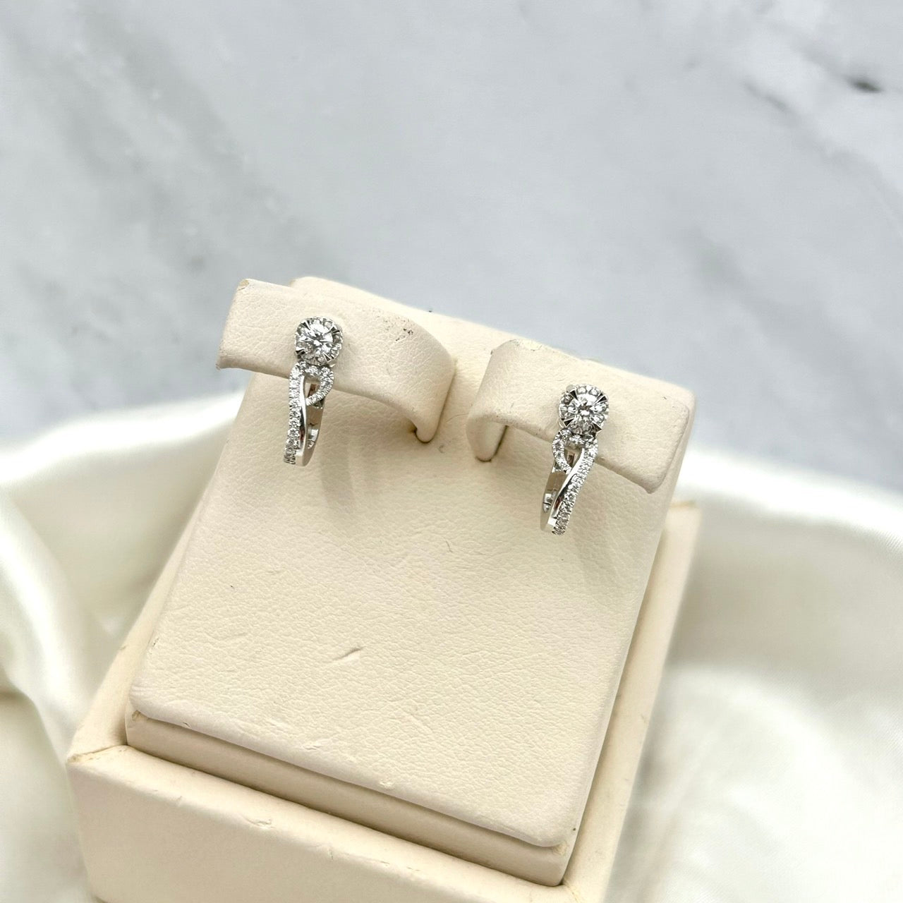 Anting Berlian Solitaire Clip 36573 ER Zamrud Jewellery