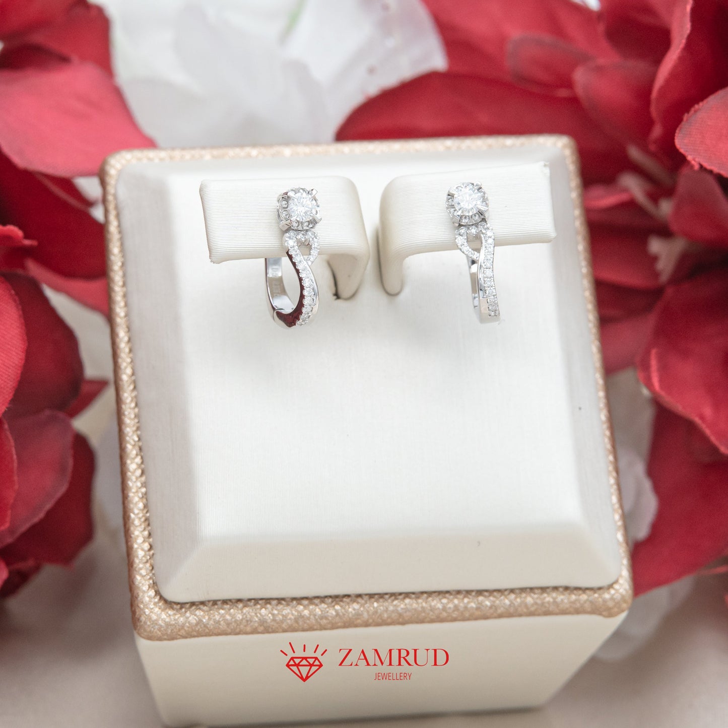 Anting Berlian Solitaire Clip 36573 ER Zamrud Jewellery