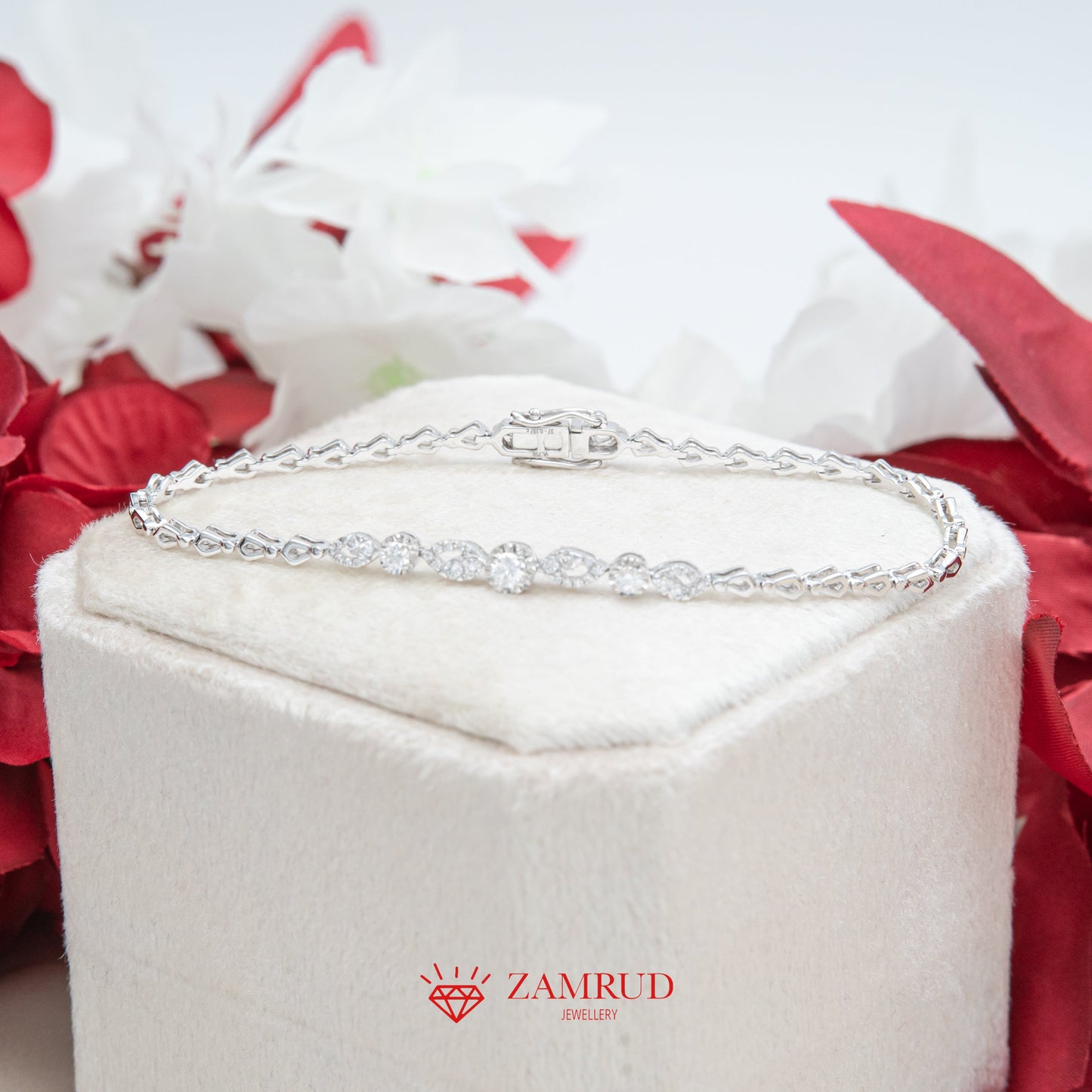 Gelang Berlian Solitaire 36634 BE Zamrud Jewellery