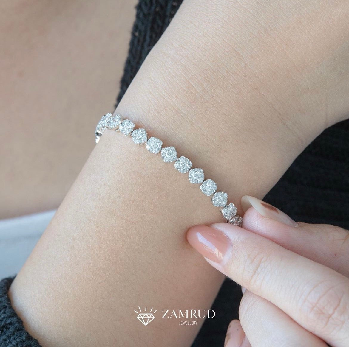 Gelang Berlian Rantai Listring 29971 BE Zamrud Jewellery