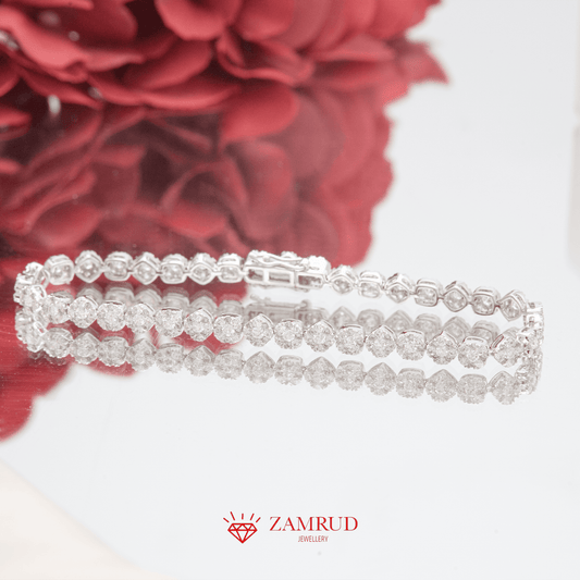 Gelang Berlian Rantai Listring 29971 BE Zamrud Jewellery