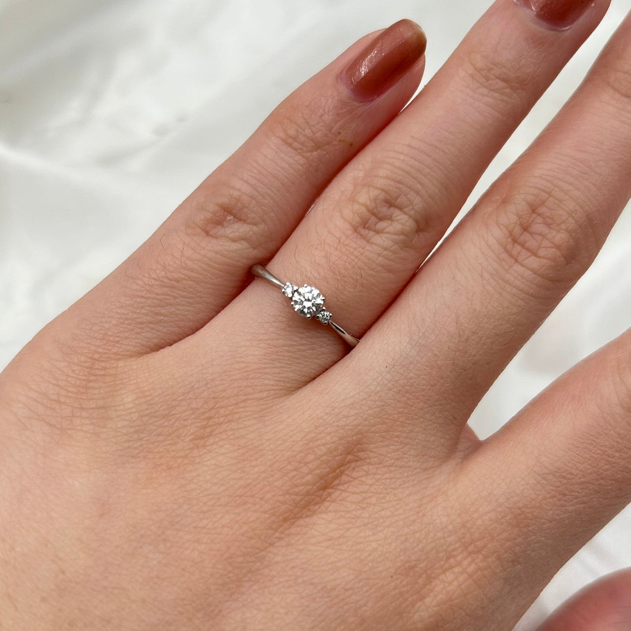 GIA Cincin Berlian 6498 FLR Zamrud Jewellery