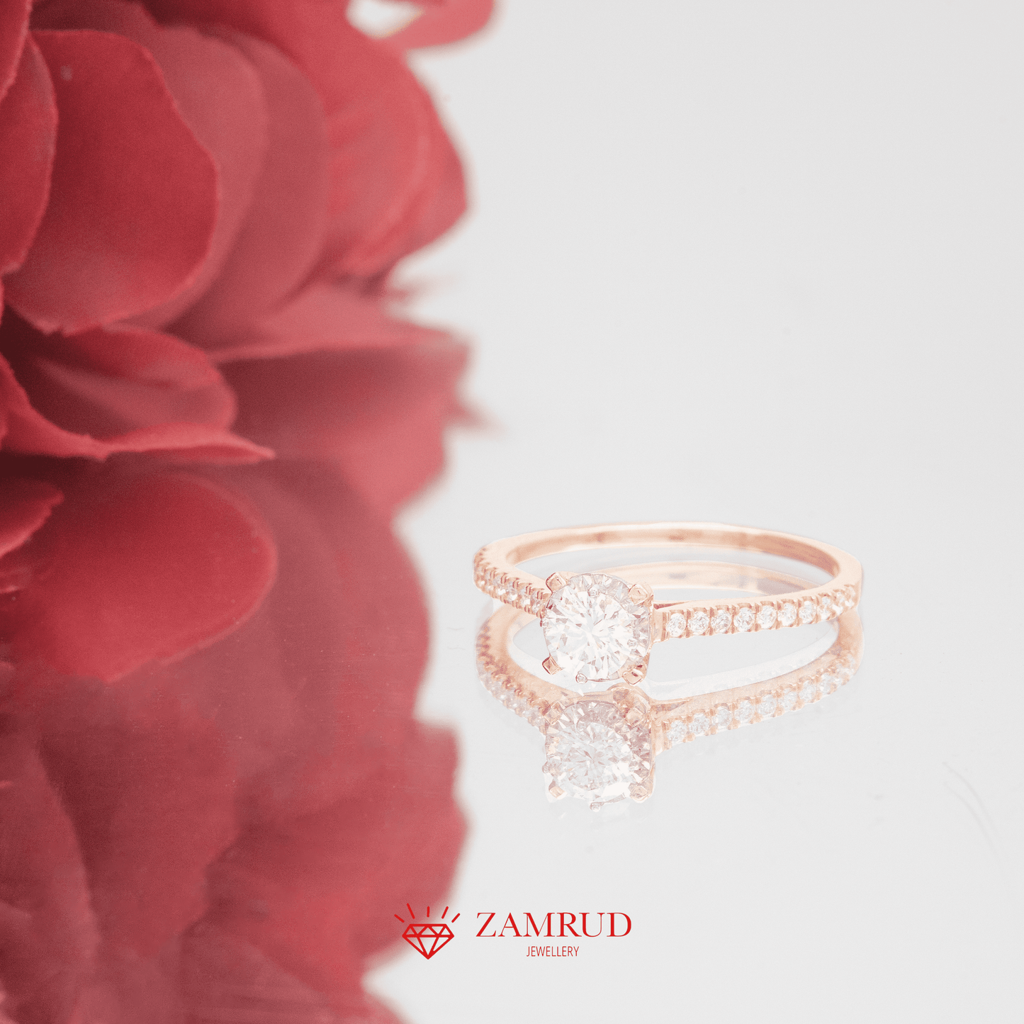 GIA Cincin Berlian 37266 FLR Zamrud Jewellery