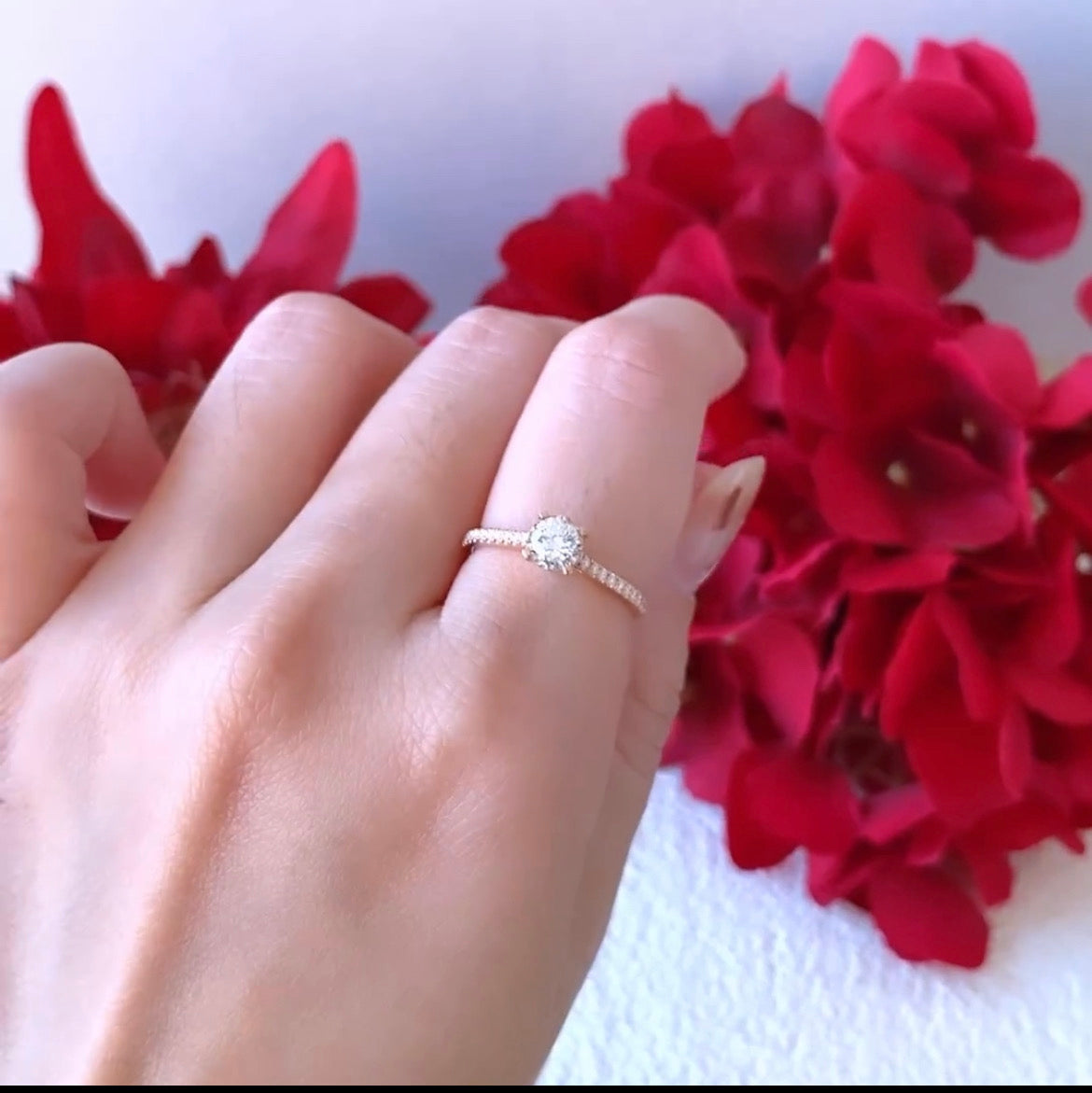 GIA Cincin Berlian 37266 FLR Zamrud Jewellery