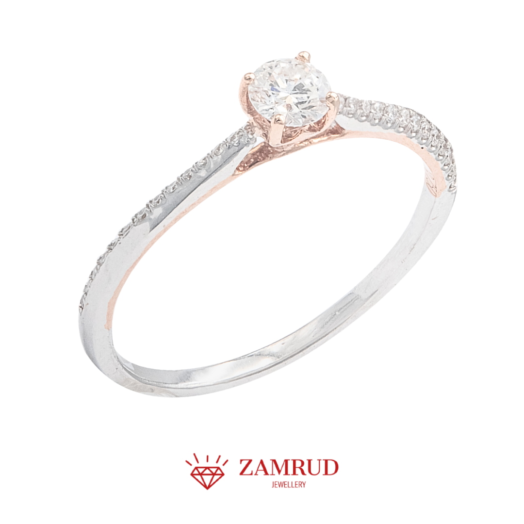 GIA Cincin Berlian 30076 FLR Zamrud Jewellery