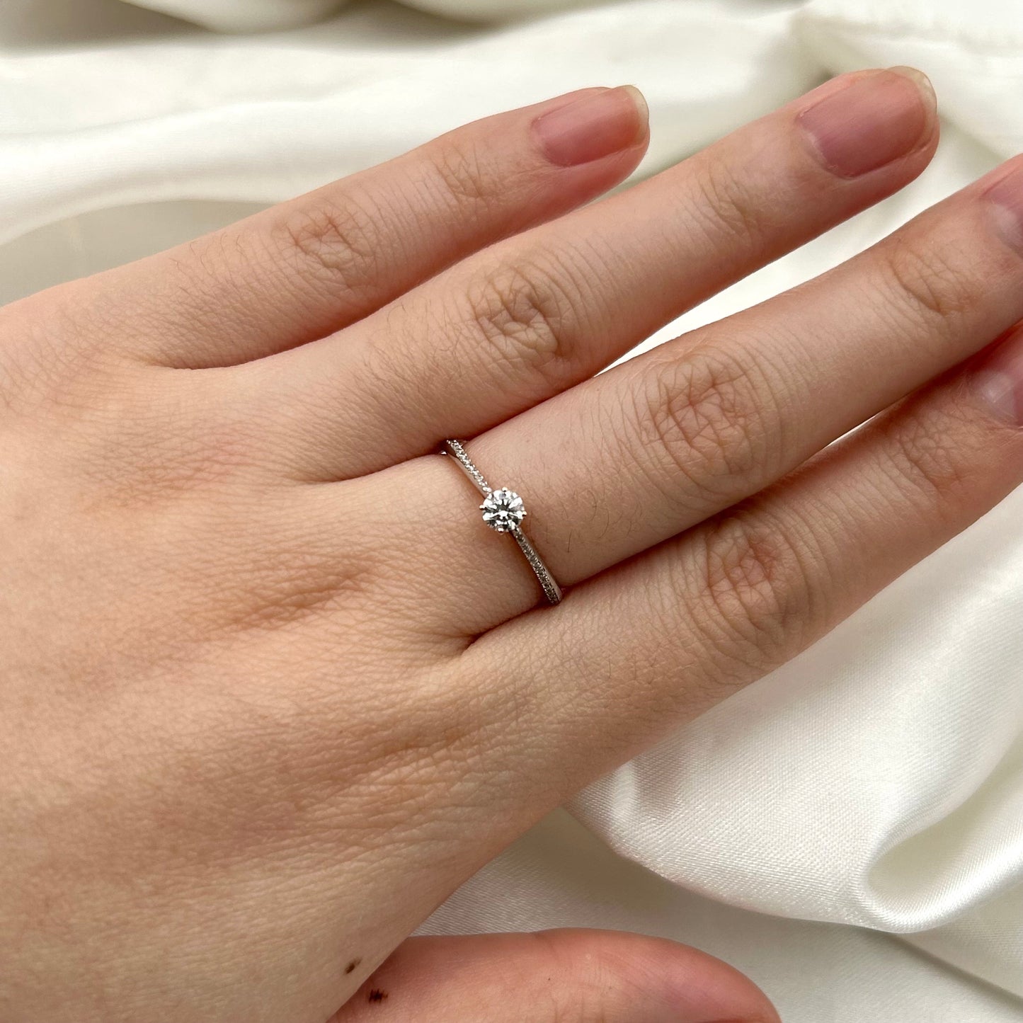 GIA Cincin Berlian 30076 FLR Zamrud Jewellery