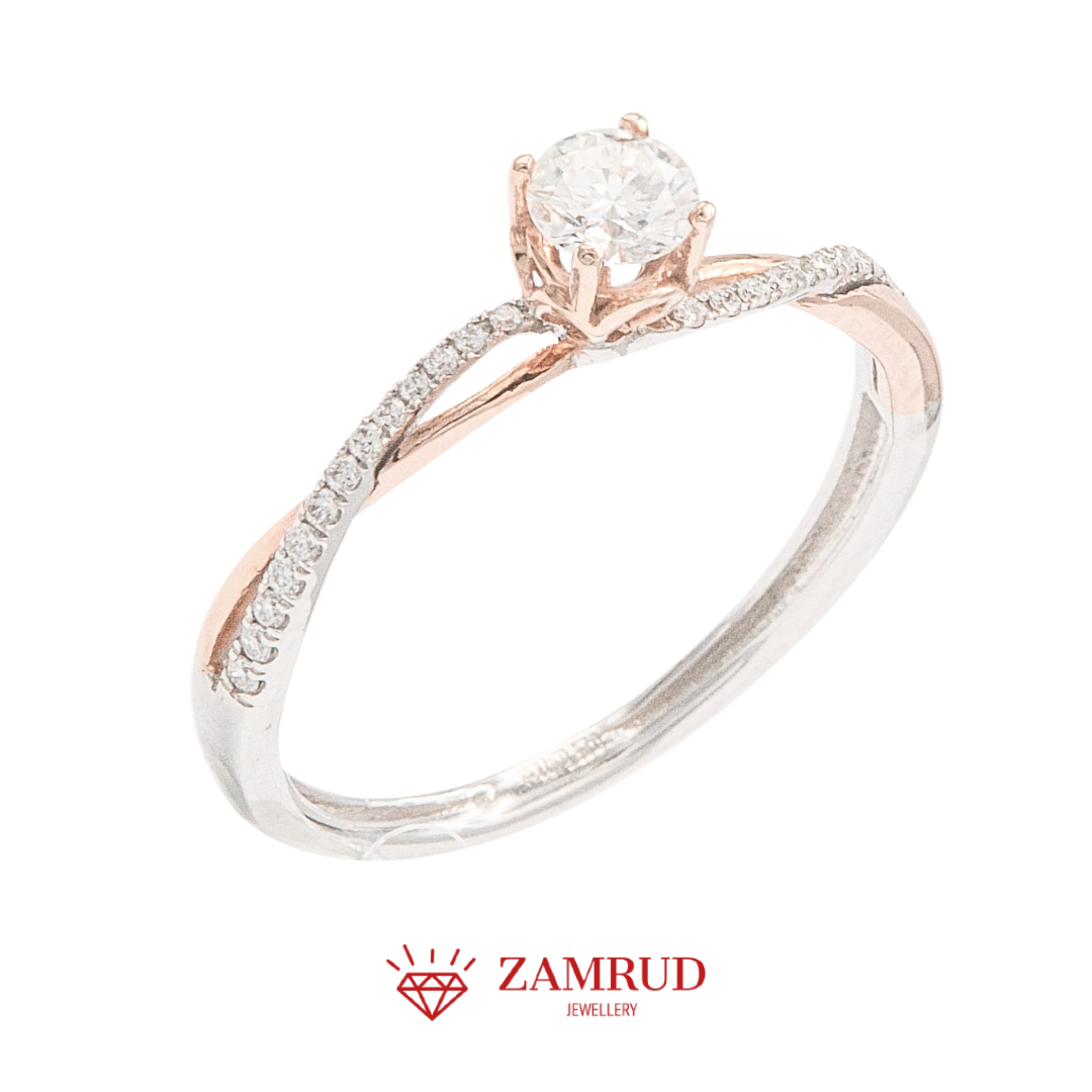 GIA Cincin Berlian 30083 FLR Zamrud Jewellery