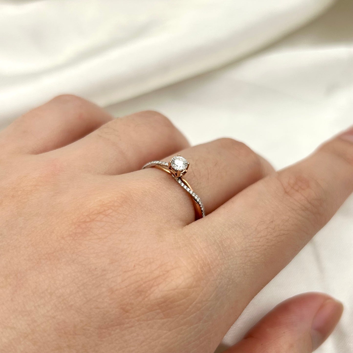 GIA Cincin Berlian 30083 FLR Zamrud Jewellery