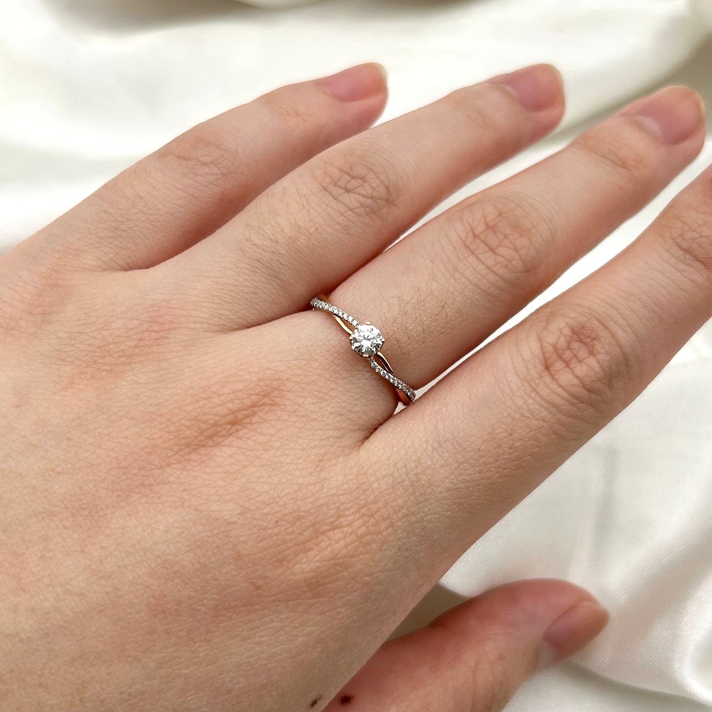GIA Cincin Berlian 30083 FLR Zamrud Jewellery
