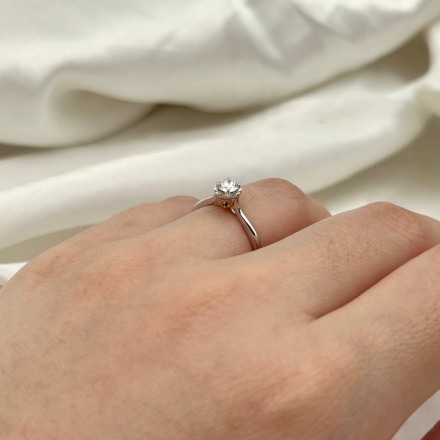 GIA Cincin Berlian 34456 FLR Zamrud Jewellery