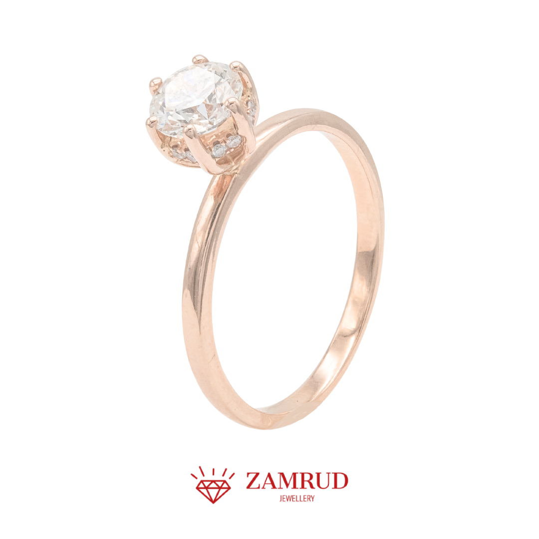 GIA Cincin Berlian 34920 FLR Zamrud Jewellery