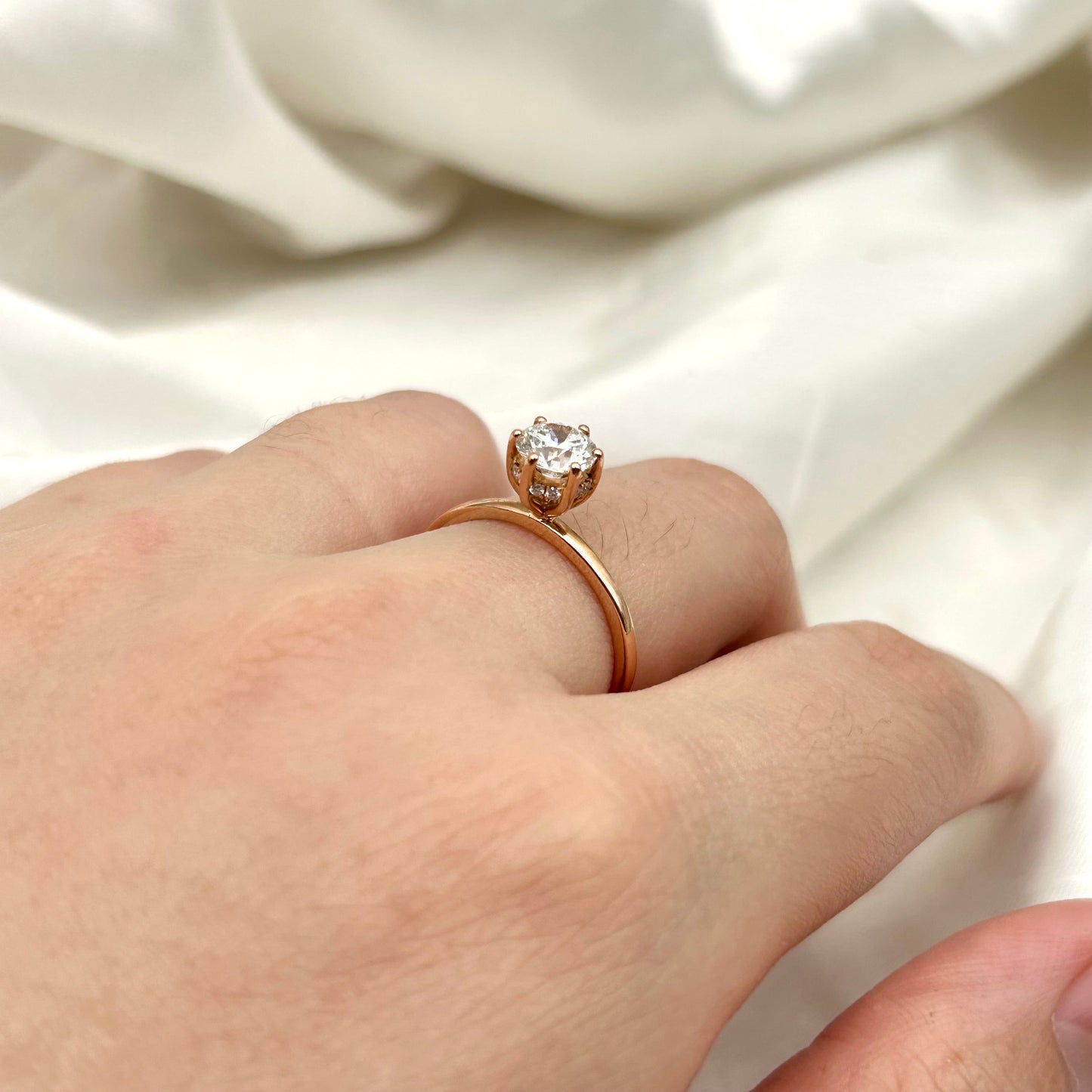 GIA Cincin Berlian 34920 FLR Zamrud Jewellery