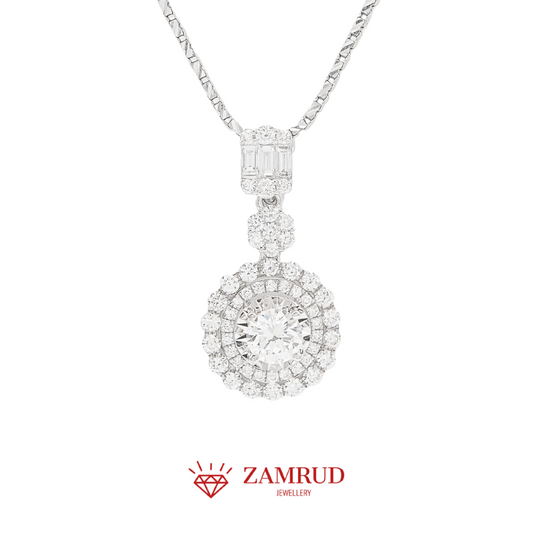GIA Liontin Berlian 29322 FPD Zamrud Jewellery