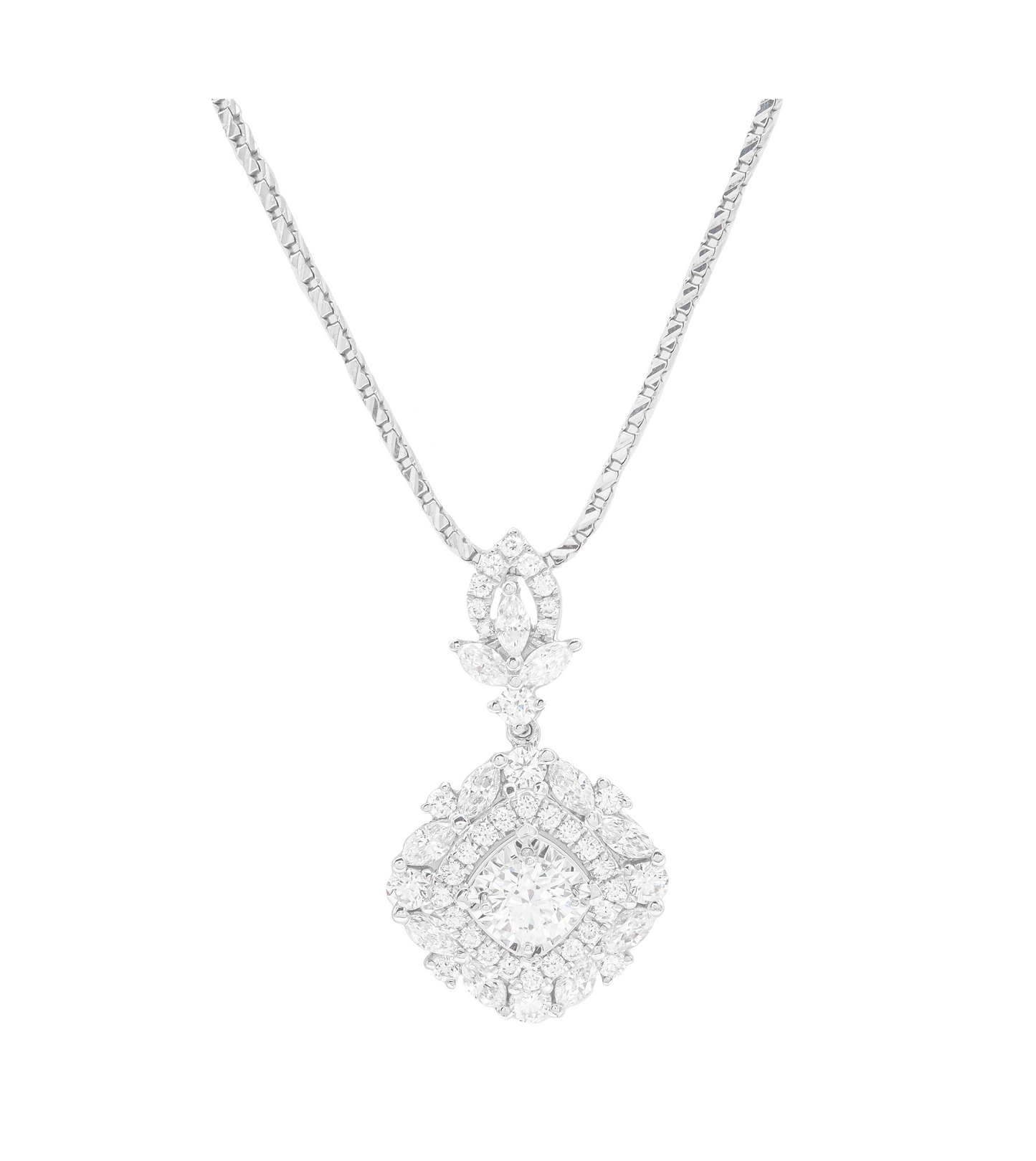 GIA Liontin Berlian 36276 FPD Zamrud Jewellery