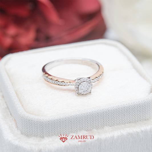 Cincin Berlian 13055 LR Zamrud Jewellery