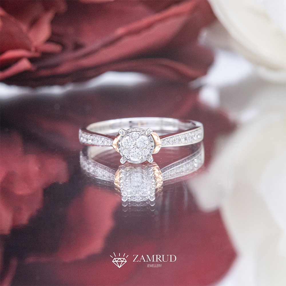 Cincin Berlian 7689 LR Zamrud Jewellery