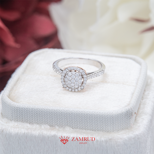 Cincin Berlian 21197 LR Zamrud Jewellery
