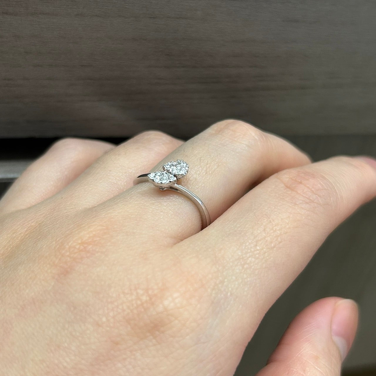 Cincin Berlian Toi Et Moi 20619 LR Zamrud Jewellery