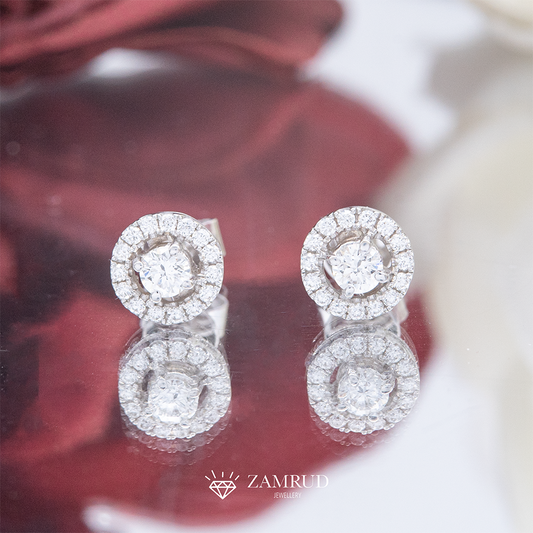 Anting Berlian Solitaire 3407 ER Zamrud Jewellery