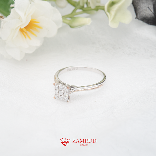 Cincin Berlian 4084 LR Zamrud Jewellery