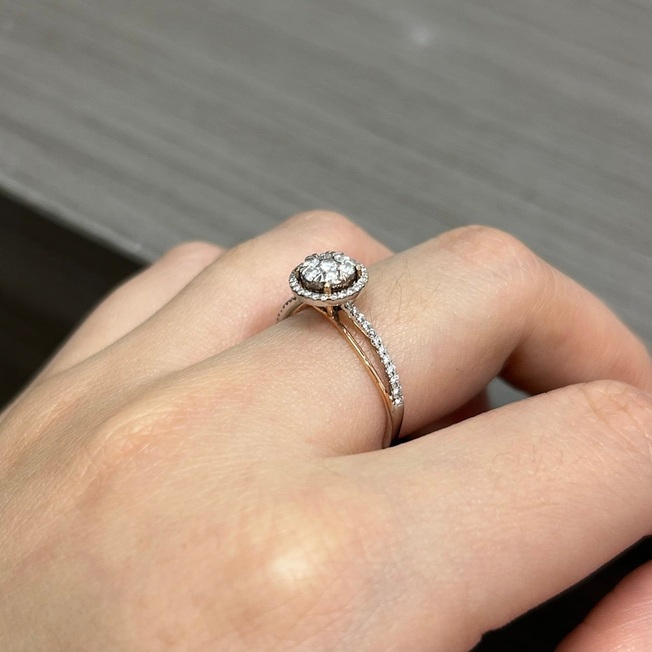 Cincin Berlian 30489 LR Zamrud Jewellery