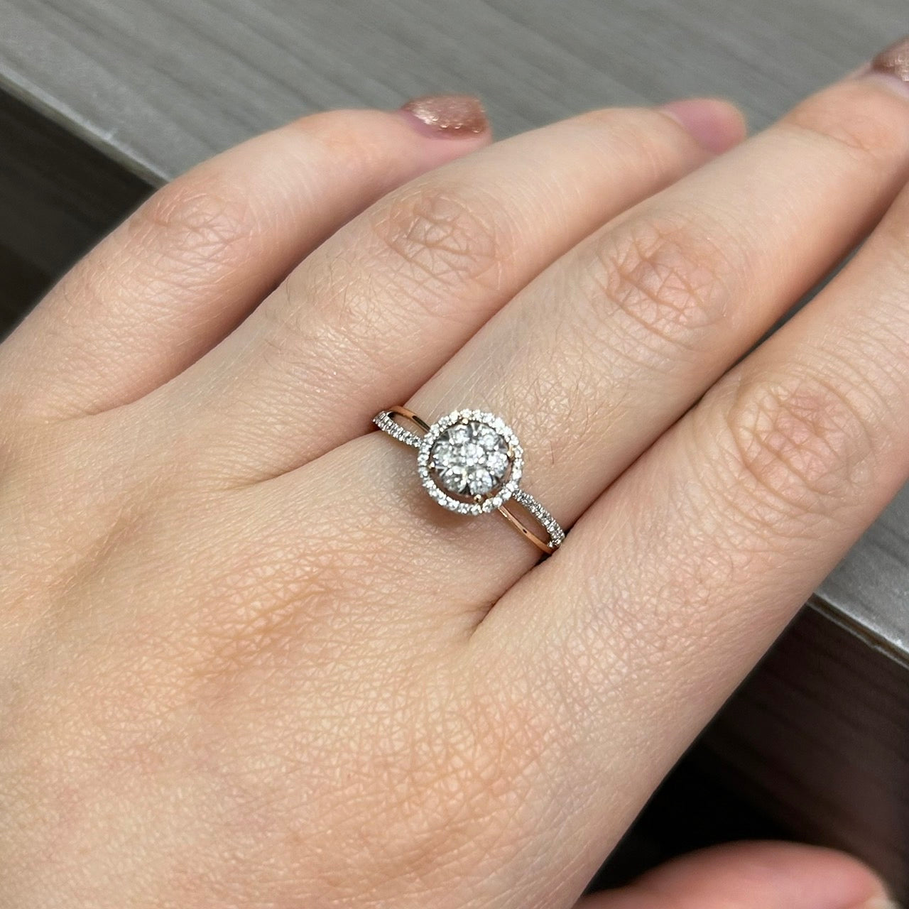Cincin Berlian 30489 LR Zamrud Jewellery