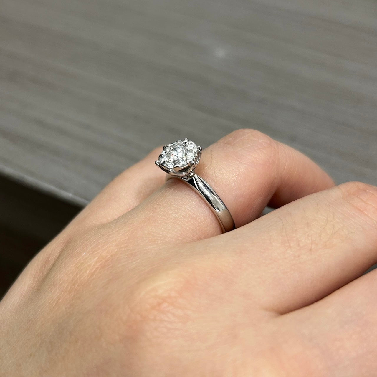Cincin Berlian 2042 LR Zamrud Jewellery