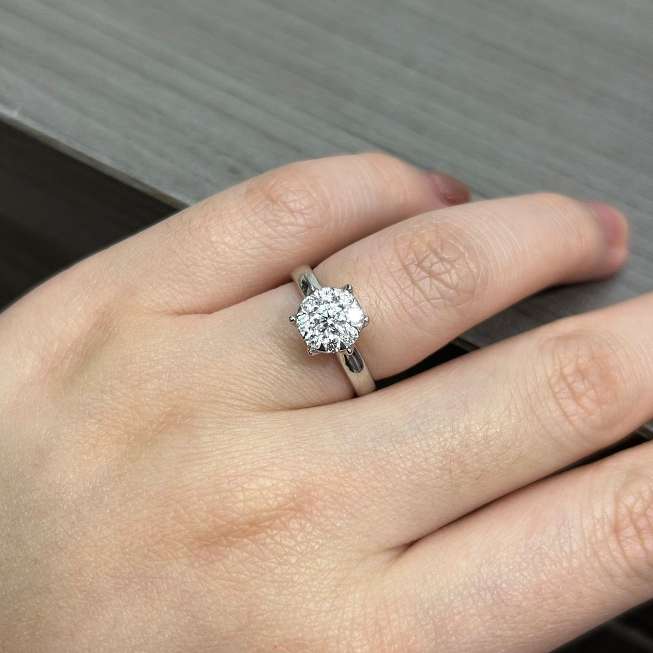 Cincin Berlian 2042 LR Zamrud Jewellery