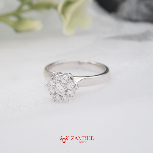 Cincin Berlian 2042 LR Zamrud Jewellery