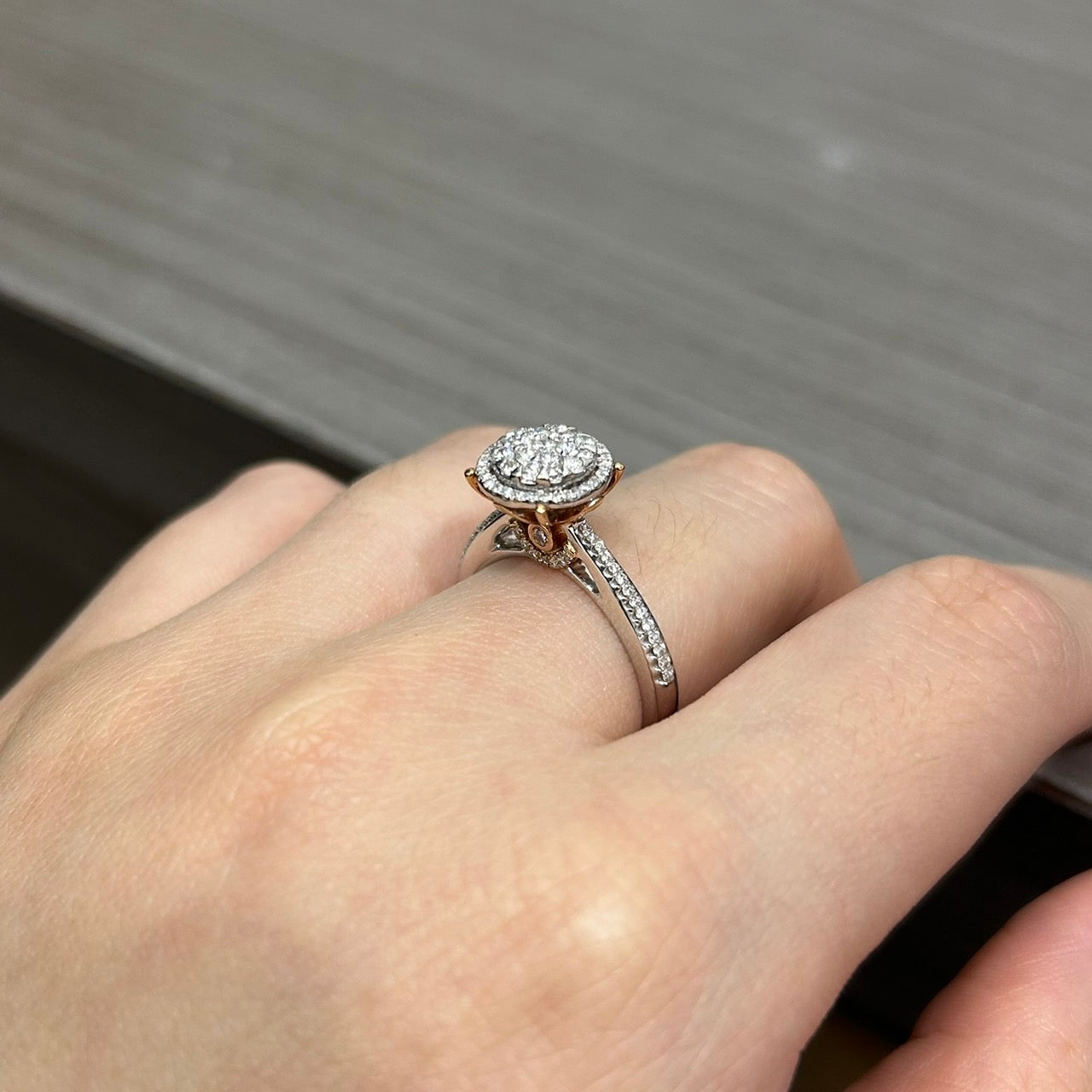 Cincin Berlian 28554 LR Zamrud Jewellery