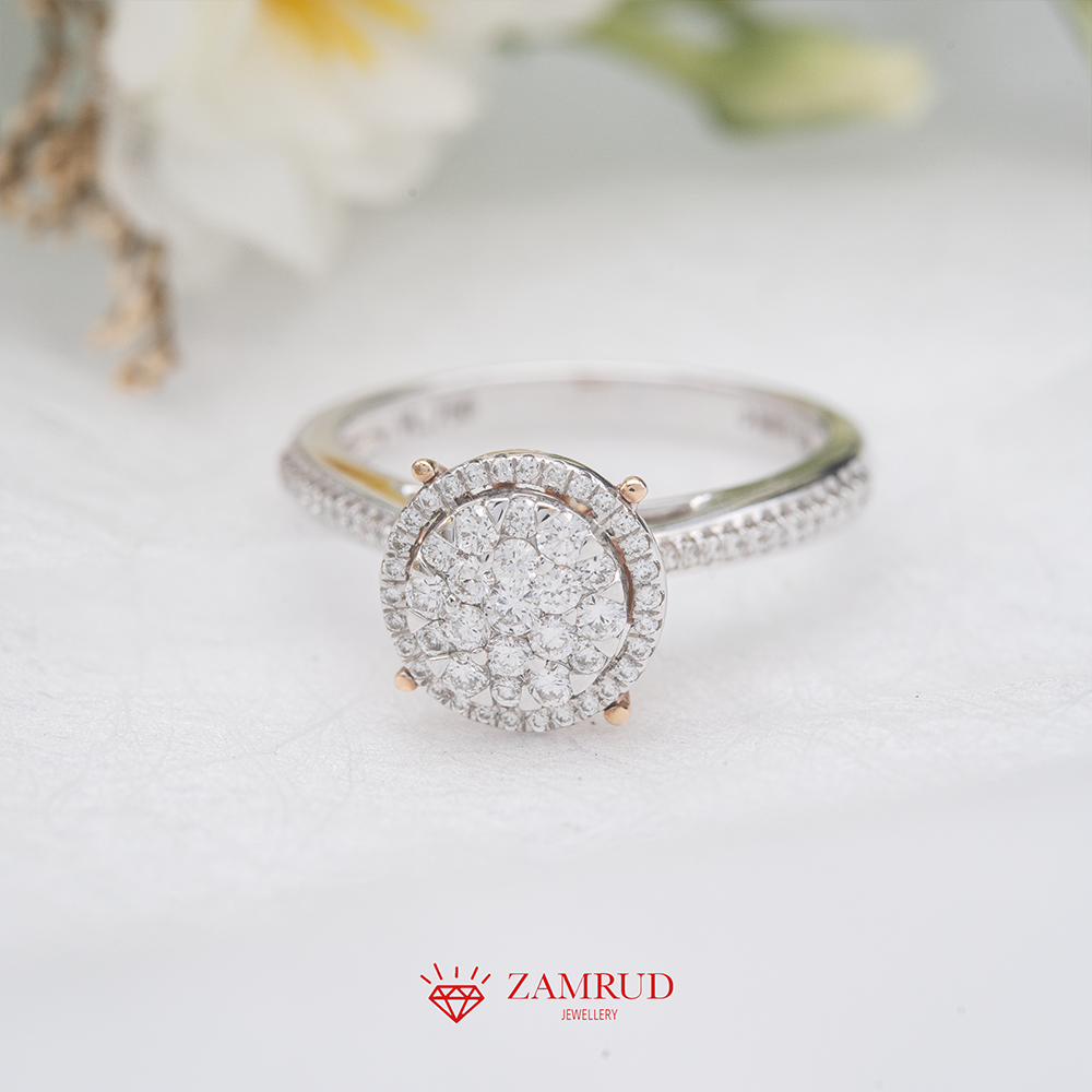 Cincin Berlian 28554 LR Zamrud Jewellery