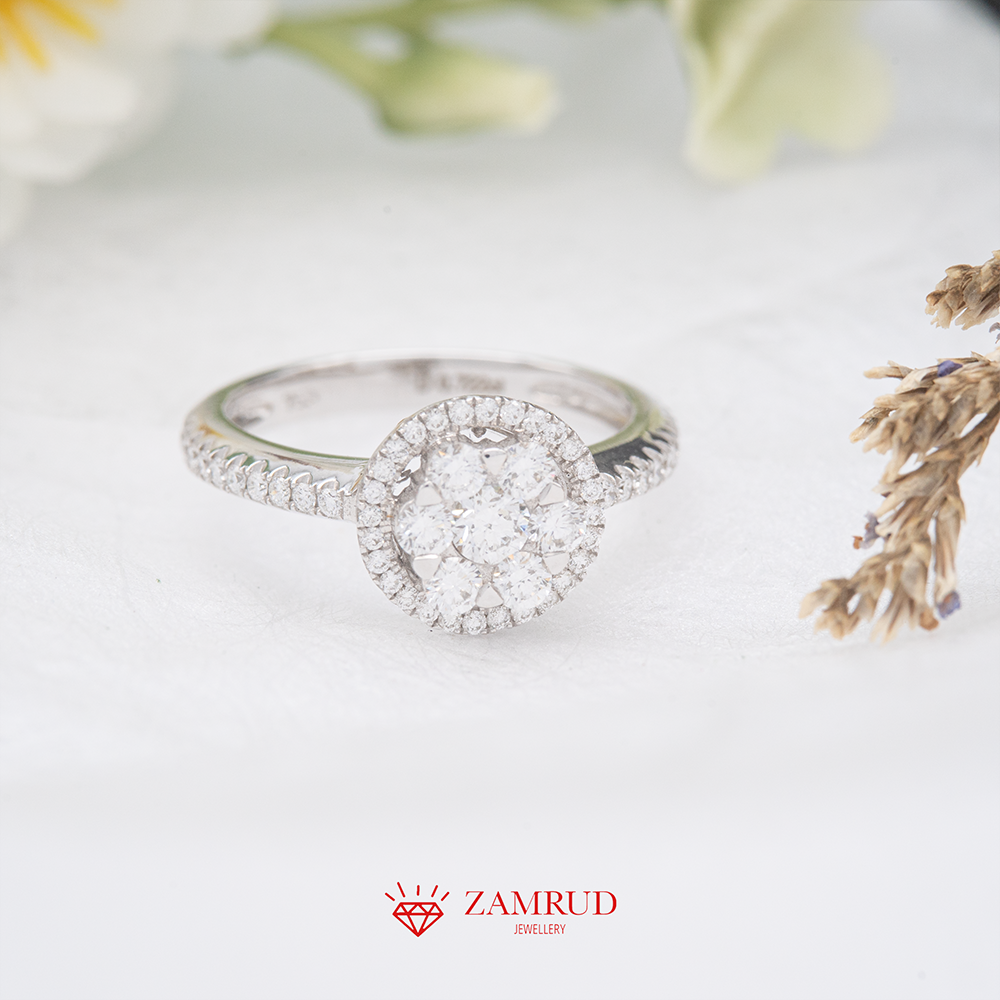 Cincin Berlian 2073 LR Zamrud Jewellery