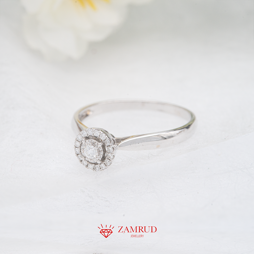 Cincin Berlian Solitaire 37396 LR Zamrud Jewellery