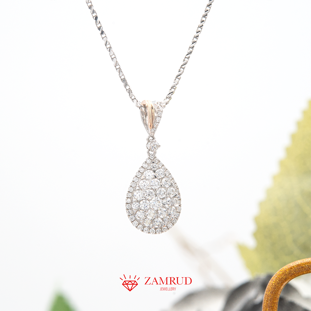 Liontin Berlian Pear 7856 PD Zamrud Jewellery
