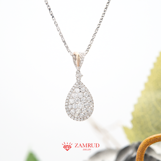 Liontin Berlian Pear 7856 PD Zamrud Jewellery