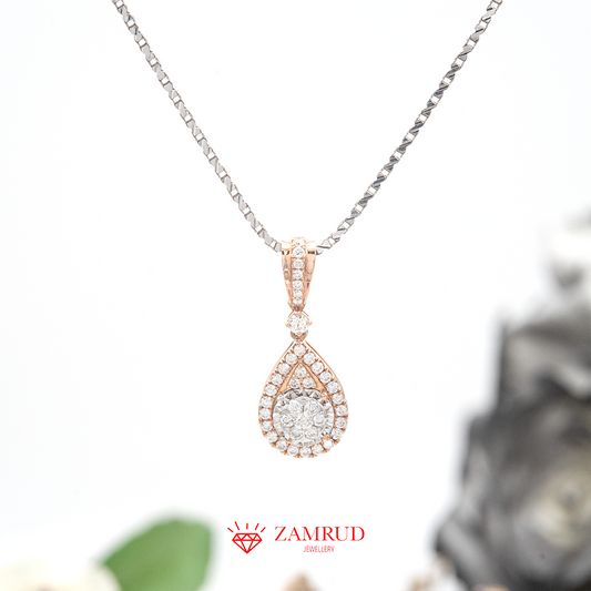 Liontin Berlian Pear 29643 PD Zamrud Jewellery